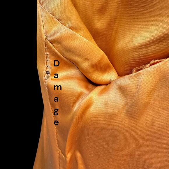 Vintage Yellow Wool Coat 1960s Mod Waist Tab Lined Swing S Mid Century 34” Bust - Picture 12 of 16